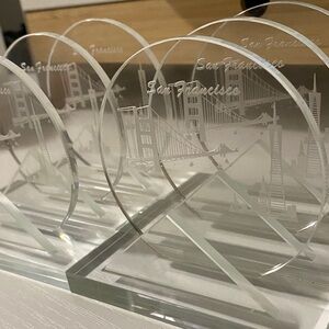 San Francisco Skyline Glass Art